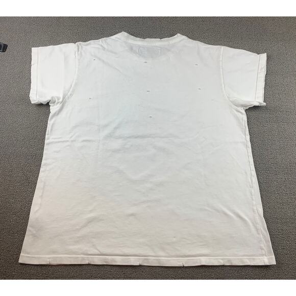 The Grateful Dead SANDRINE ROSE Women's Medium T-shirt White Distresses Holes - Picture 3 of 6